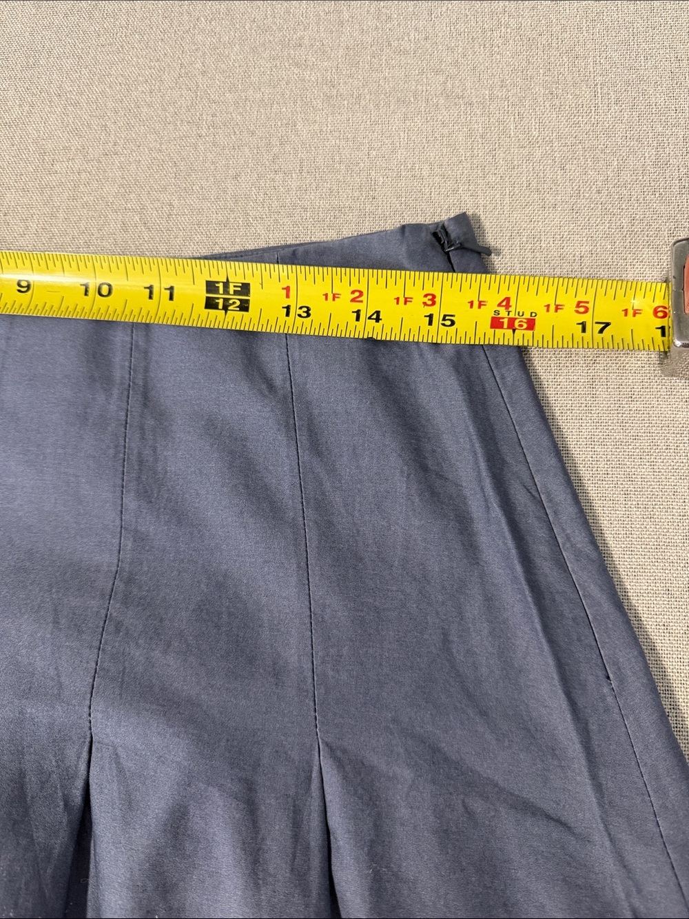 Old Navy  Blue A-Line Skirt with Coastal Print SZ4 - Picture 6 of 12